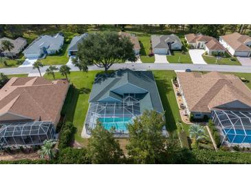 Community overview showcasing houses with pools and lush landscaping at 11700 Sw 72Nd Cir, Ocala, FL 34476