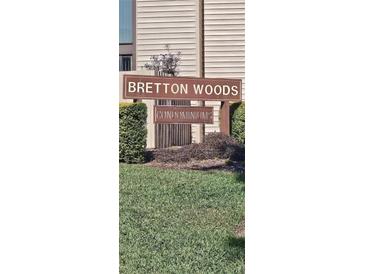 Breton Woods Condominium community sign with landscaping at 2442 Ne 7Th St # 3, Ocala, FL 34470