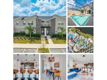 Modern townhouse community with resort-style amenities and private pools at 4222 Paragraph Dr, Kissimmee, FL 34746