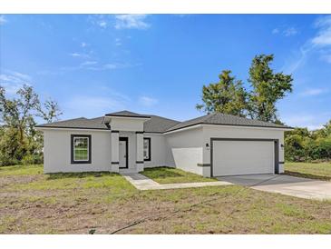 Single-story home with attached garage at 2396 Sw 147Th Lane Rd, Ocala, FL 34473