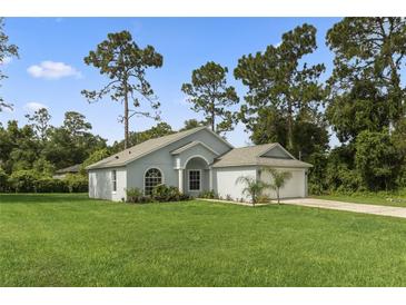 Cute one-story home with a grassy yard at 1790 17Th St, Orange City, FL 32763