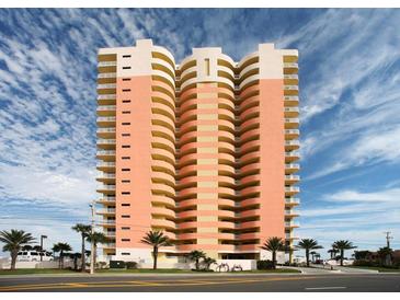 High-rise beachfront building with balconies and ocean views at 1900 N Atlantic Ave # 1601, Daytona Beach, FL 32118