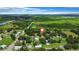 Aerial view showing home location and surrounding area at 15 N Bloxham Ave, Fort Meade, FL 33841