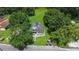Aerial view of a house and yard at 15 N Bloxham Ave, Fort Meade, FL 33841