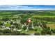 Aerial view showing home location and surrounding area at 15 N Bloxham Ave, Fort Meade, FL 33841
