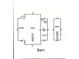 Detailed floor plan of barn showing various rooms and garage areas at 850 Eden Dr, Saint Cloud, FL 34771