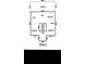 Second-floor plan showing bedrooms, bathrooms and balcony at 850 Eden Dr, Saint Cloud, FL 34771