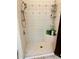 Large walk-in shower with tiled walls at 850 Eden Dr, Saint Cloud, FL 34771