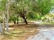 Long driveway leading to the house, lined with trees at 850 Eden Dr, Saint Cloud, FL 34771