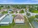 Aerial view of the house and surrounding neighborhood at 11407 Bentry St, Orlando, FL 32824