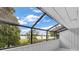 Spacious screened balcony overlooking a lake at 1502 Ne Buckeye Ne Rd # 2, Winter Haven, FL 33881