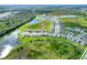 Aerial view highlighting the property's neighborhood setting at 2638 Galway Grove Way, Lakeland, FL 33811