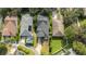 Aerial view of home and surrounding homes at 7036 Mapperton Dr, Windermere, FL 34786