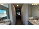 Double vanity bathroom with granite countertops at 9832 Sw 46Th Ct, Ocala, FL 34476
