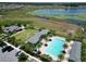 Community features a pool, clubhouse, and a large lake at 2905 Black Birch Dr, Ocoee, FL 34761