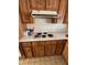 Close-up of kitchen cooktop and cabinetry at 4422 Meadowood St, Orlando, FL 32812