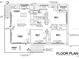 Floor plan of a house showing kitchen, bedrooms, bathrooms, Gathering room, and porch at 891 Michigan St, Sanford, FL 32773