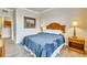 Cozy bedroom with a double bed, adjacent to the kitchen at 1301 Tuscan Ter # 9401, Davenport, FL 33896