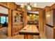 Kitchen boasts a butcher block island and wooden cabinetry at 24120 Mink Rd, Astor, FL 32102