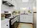 Modern kitchen with white cabinets and stainless steel appliances at 3800 Saxon Dr # C-52, New Smyrna Beach, FL 32169