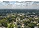 Aerial view showing house location in residential neighborhood at 815 E Church St, Bartow, FL 33830