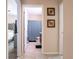 Hallway with access to bedrooms and bathroom at 4814 Rockvale Dr, Kissimmee, FL 34758
