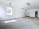 Large unfinished basement with concrete floors and plenty of room for storage at 1010 Martin Luther King Jr Blvd, Bartow, FL 33830