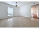 Simple dining room with tile flooring and a chandelier at 1010 Martin Luther King Jr Blvd, Bartow, FL 33830