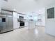 Updated kitchen with stainless steel appliances and island at 1010 Martin Luther King Jr Blvd, Bartow, FL 33830