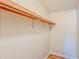 Functional closet with wood shelving for storage at 408 Garrett Ridge Ct, Winter Haven, FL 33880