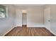 Bedroom with wood-look floors and closet at 905 14Th Ne St, Winter Haven, FL 33881
