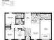 3 bedroom, 2 bath floor plan with an attached garage at 13169 Sw 83Rd Terrace Rd, Ocala, FL 34473