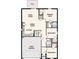 Floor plan showing a 3-bedroom, 2-bathroom home at 6 Oak Trail Run, Ocala, FL 34472