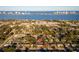 Aerial view of the property and surrounding area at 2203 Nottingham Rd, South Daytona, FL 32119