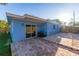 Private backyard oasis with patio and gravel area at 2203 Nottingham Rd, South Daytona, FL 32119