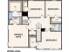 Upper level floor plan with owner's suite and three additional bedrooms at 1705 Seabass Ln, Poinciana, FL 34759