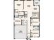 Open floor plan includes four bedrooms, two baths, and a combined living, kitchen, and dining area at 1652 Fort Smith Blvd, Deltona, FL 32725