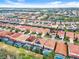 Aerial view of community with houses and pools at 5240 Oakbourne Ave, Davenport, FL 33837