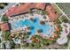 Large community pool with water slide and playground at 5240 Oakbourne Ave, Davenport, FL 33837