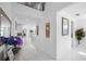 Elegant entryway with high ceilings and views into the living area at 791 Terrapin Dr, Debary, FL 32713