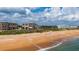 Oceanfront condo building with private beach access at 3370 Ocean Shore Blvd # 203B, Ormond Beach, FL 32176