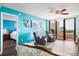 Living room with seating area and ocean view at 3370 Ocean Shore Blvd # 203B, Ormond Beach, FL 32176