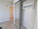 Mirrored closet with shelving and hanging space at 231 Riverside Dr # 2409-1, Holly Hill, FL 32117