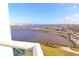 Stunning panoramic view of the city skyline and ocean at 231 Riverside Dr # 2409-1, Holly Hill, FL 32117