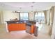Kitchen with granite island and views at 231 Riverside Dr # 2409-1, Holly Hill, FL 32117