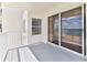 Private balcony with sliding doors and ocean view at 1183 Ocean Shore Blvd # 5050, Ormond Beach, FL 32176