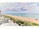 Stunning ocean view from a beachfront property, showing sandy beach and ocean at 1183 Ocean Shore Blvd # 5050, Ormond Beach, FL 32176