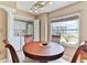 Dining area with ocean view and laundry closet at 1183 Ocean Shore Blvd # 5050, Ormond Beach, FL 32176