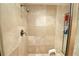 Bathroom with shower and updated fixtures at 231 Riverside Dr # 1106-1, Holly Hill, FL 32117