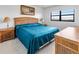 Spacious bedroom with king-size bed and ample closet space at 1433 N Atlantic Ave # 422, Daytona Beach, FL 32118